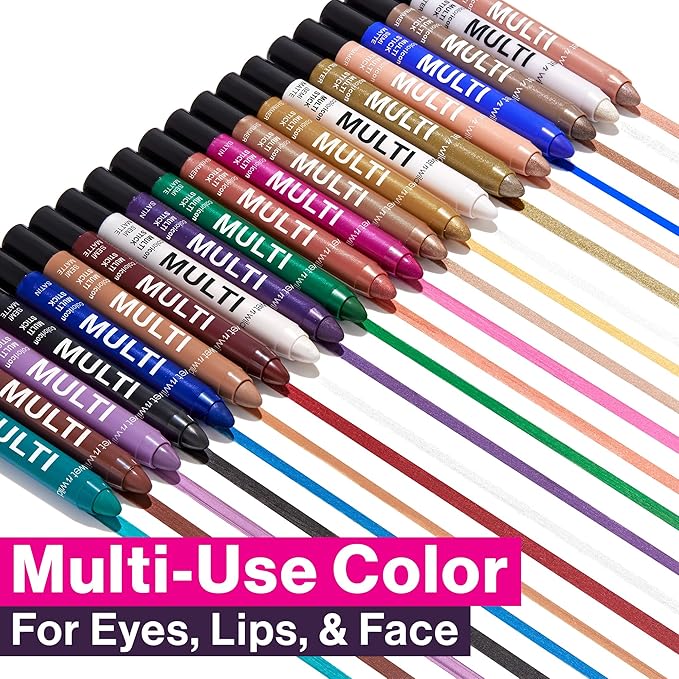 wet n wild Color Icon Cream Eyeliner Eyeshadow Multi-Stick, Moisturizing, Nourishing Velvety Cream-to-Powder Buildable & Blendable Formula, Cruelty-Free & Vegan - Royal Scam