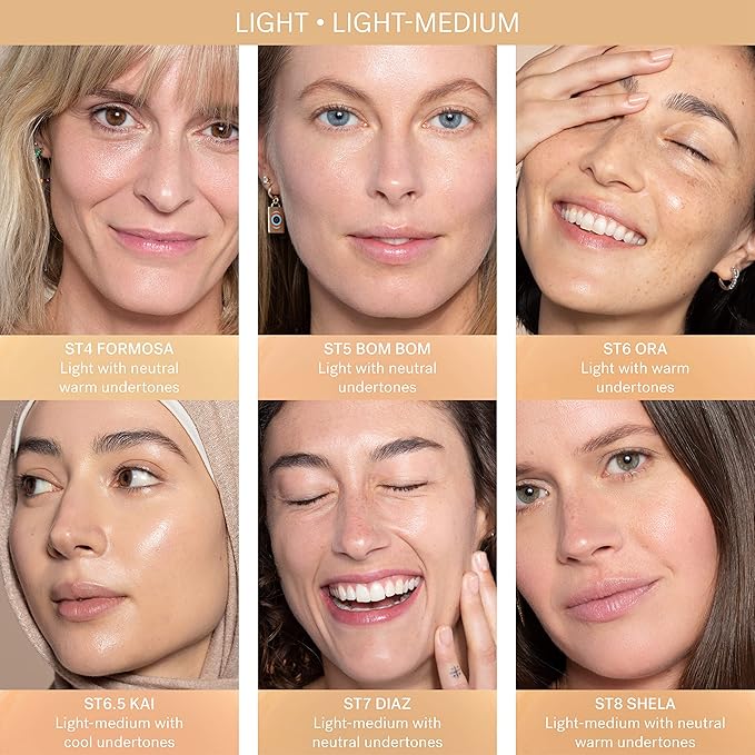 ILIA - Super Serum Skin Tint SPF 40 | Non-Comedogenic, Vegan, Lightweight to Help Against Blue Light, + Pollution while Hydrating, Smoothing, + Refining (Kai ST6.5, 1 fl oz | 30 ml)