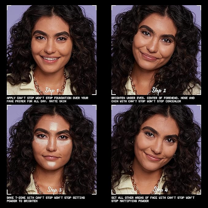 NYX PROFESSIONAL MAKEUP Can't Stop Won't Stop Mattifying Pressed Powder - Medium