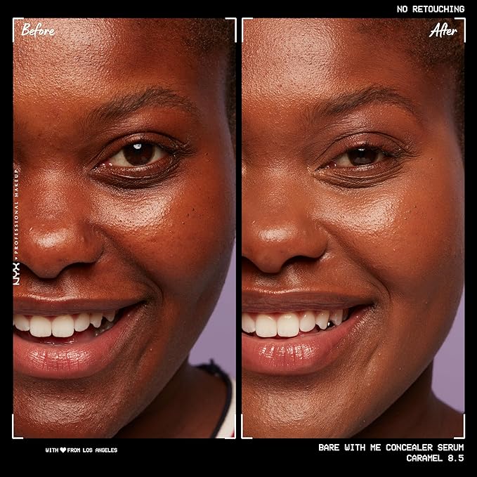 NYX PROFESSIONAL MAKEUP Bare With Me Concealer Serum, - Caramel