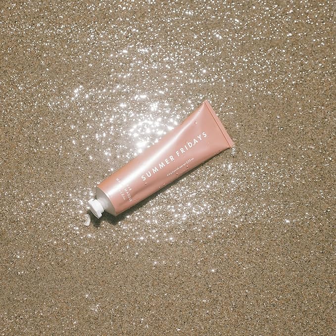 Summer Fridays R+R Mask - Brightening + Hydrating Face Mask with Restorative Natural Oils & Bulgarian Rose - Gently Buffs Dry Skin for a Petal - Soft Glow (2.25 Oz)