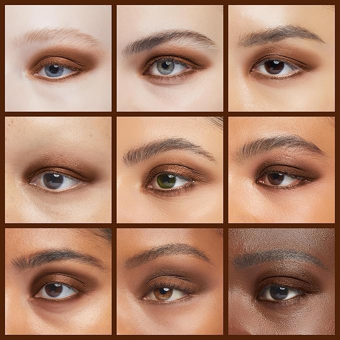 Espresso Coffee Chocolate Chestnut Cocoa Brown Matte Opaque Pressed Powder Single Vegan Eyeshadow; Talc, Paraben & Cruelty Free