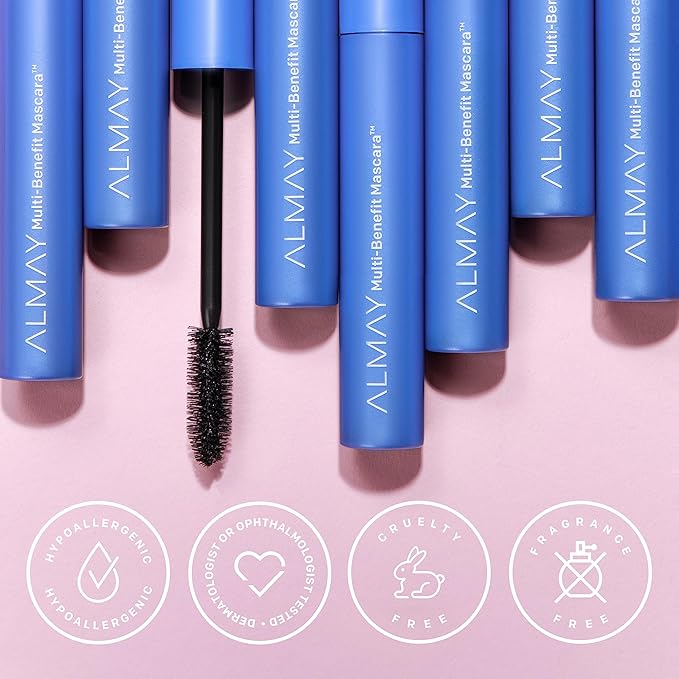 Almay Multi-Benefit Mascara and Eyeliner Duo Value Pack, Black Brown