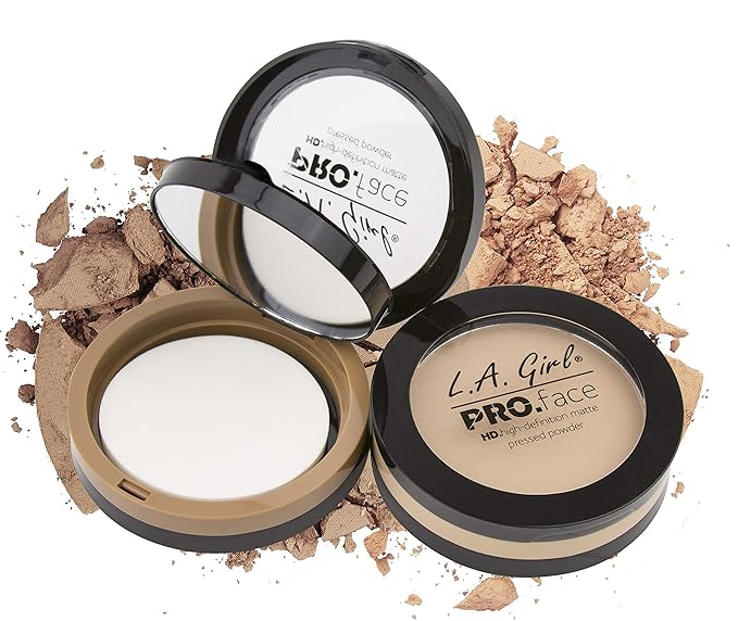 L.A. Girl Pro Face HD Matte Pressed Powder, 3), GPP601