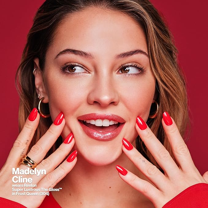 Revlon Super Lustrous Lip Gloss, Non-Sticky, Hydrating, High Shine Finish, 275 Dusk Darling, 0.13 oz