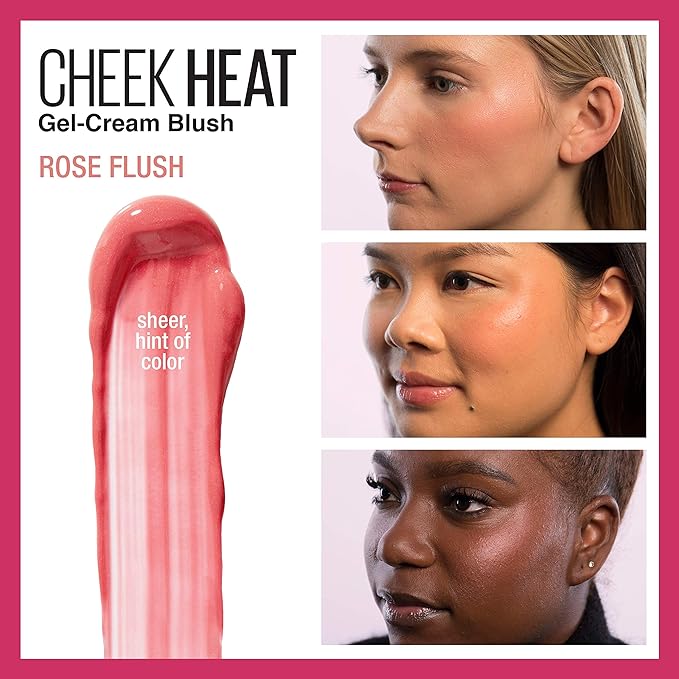 Maybelline Cheek Heat Gel-Cream Blush Makeup, lightweight, Breathable 1 Count