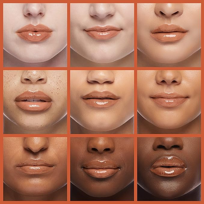 Nicole Miller Lip Gloss Collection Shimmery Glosses for Women and Girls Long Lasting Color Set with Rich Varied Colors, Pink Glossy, 10 Count (Pack of 1)