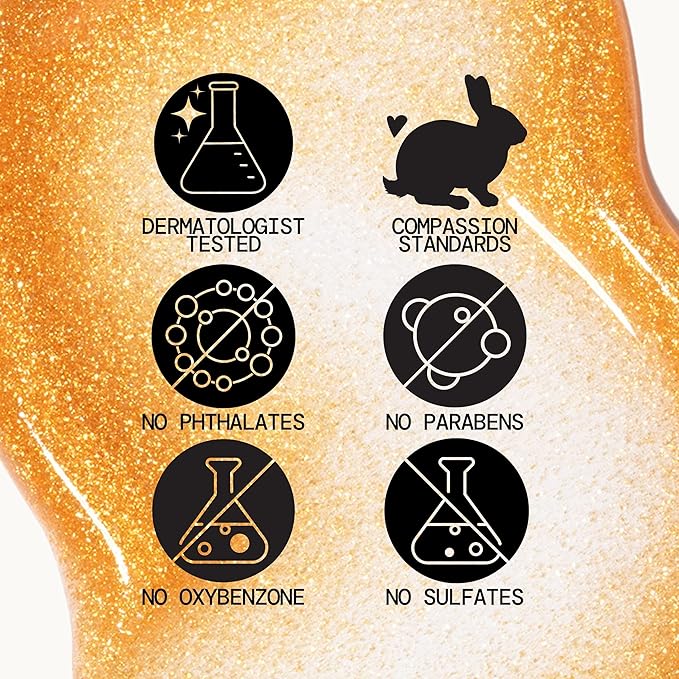 Pacifica Bronzing Body Oil – Crystal Bronze Shimmering Oil for Natural Sun-Kissed Glow, Hydrating Body Illuminator, Vanilla Coconut Scent, Vegan & Cruelty-Free, Clean Beauty, 4 fl oz