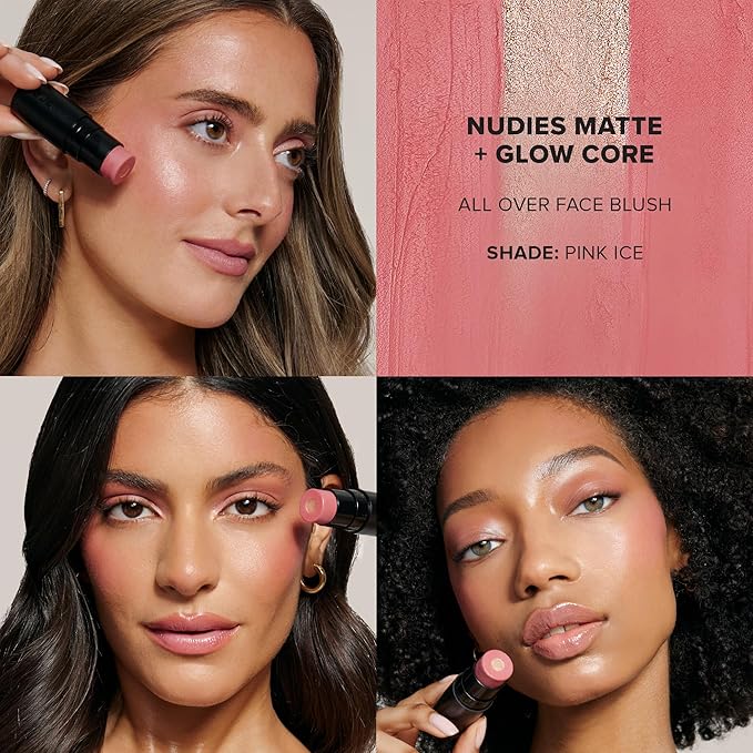 Nudies Matte + Glow Core All Over Face Pink Ice