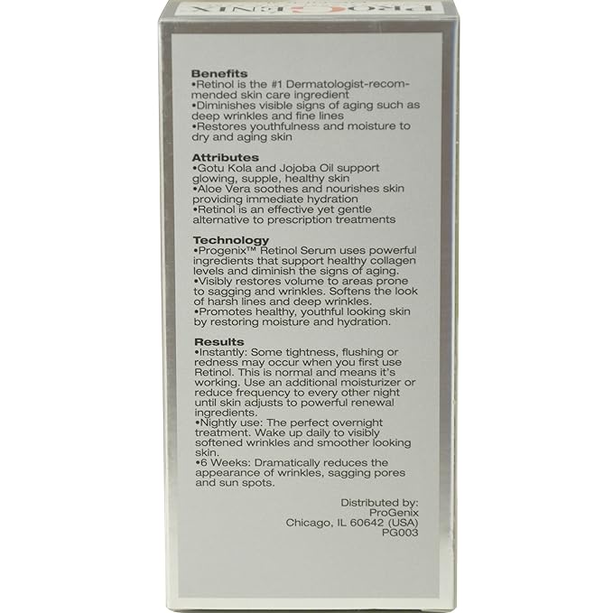 Professional Skin Care Retinol Face Serum Skin Care Booster. Anti-Wrinkle Facial Serum Targets Deep Wrinkles & Dark Spots. 1 Fl Oz