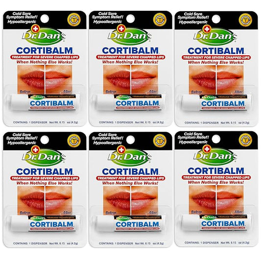 Dr. Dan's Cortibalm-6 Pack-for Dry Cracked