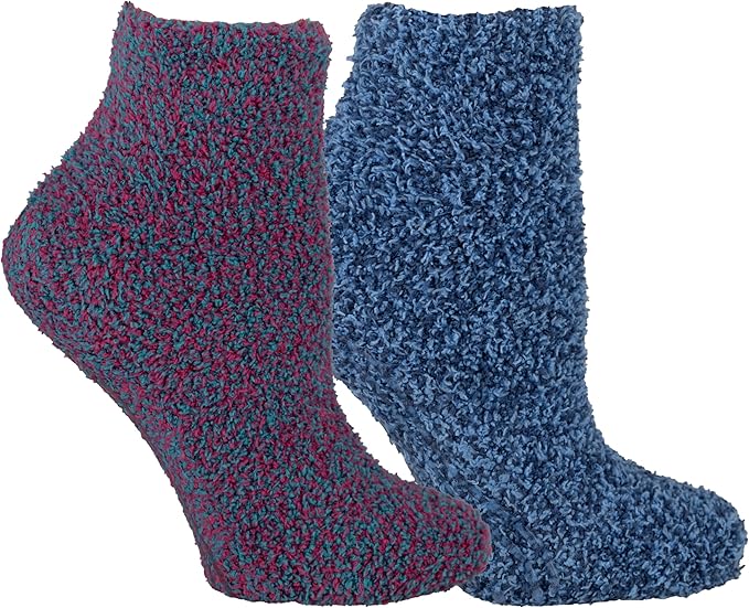 Dr. Scholl's Women's Low Cut Soothing Spa Socks-Lavender & Vitamin E Infused-2 & 3 Pairs-Bottom Grippers