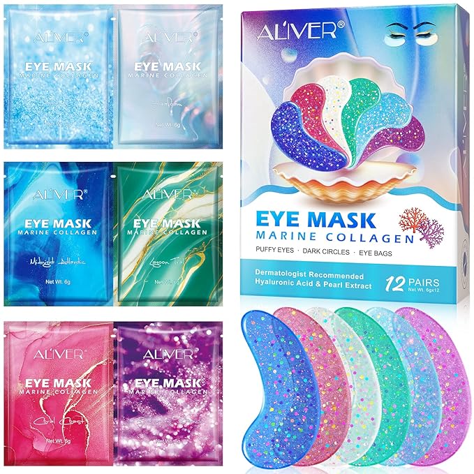 Eye gels with natural marine