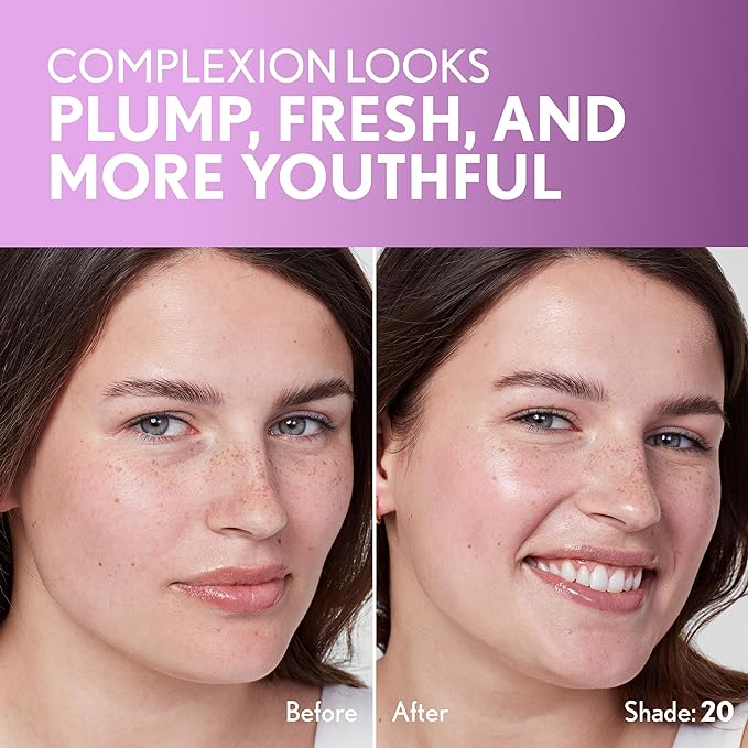 Covergirl Simply Ageless Skin Perfector Essence Foundation, 20 Vegan Formula, 1.0oz