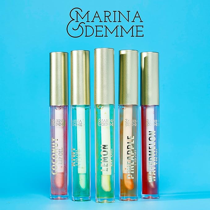 Marina and Demme 5 Piece Tropical Lip Oil Glosses