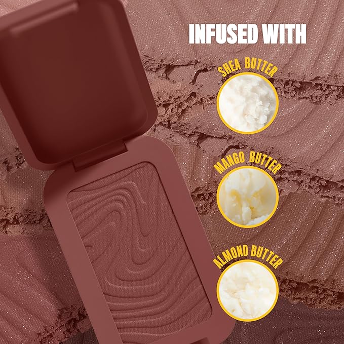 NYX PROFESSIONAL MAKEUP Matte Buttermelt Bronzer, Longwear Face Butta'd Up