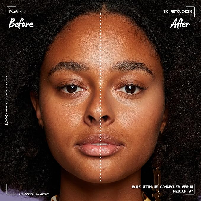 NYX PROFESSIONAL MAKEUP Bare With Me Concealer Serum, - Medium