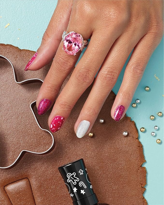 Sally Hansen Miracle Gel™, Holiday Dreams Crumb True, Long Lasting, Gel-Like Formula, No UV Lamp Needed, Brown Glitter Nail Polish (Pack of 5)